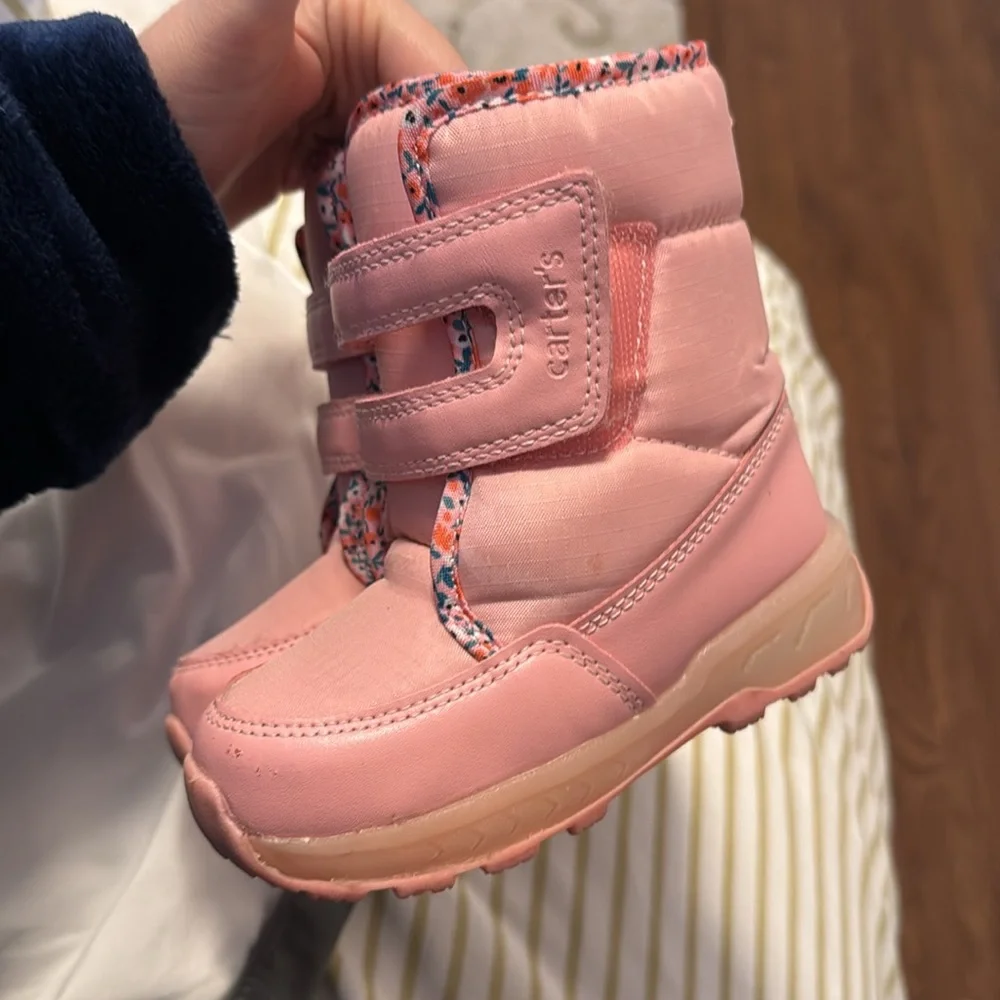 Carters Toddler Girls Grady Cold Weather Boots Size 8